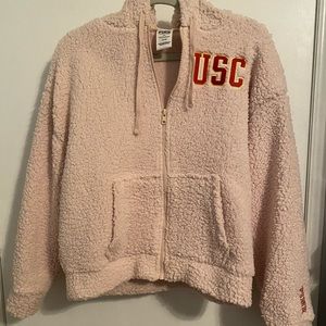 PINK USC Fluffy Sweater